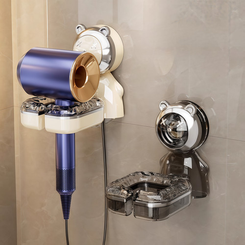 吸盘吹风机置物架支架壁挂收纳