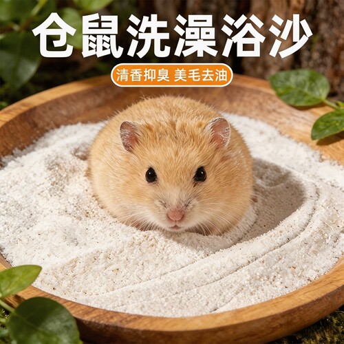 仓鼠浴沙尿沙二合一除臭细沙子