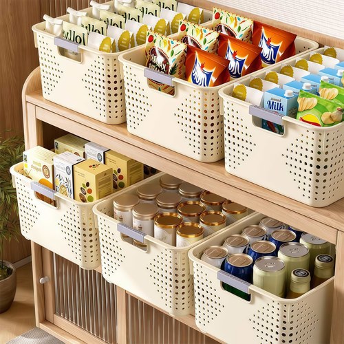 收纳筐玩具零食杂物盒衣服收纳箱