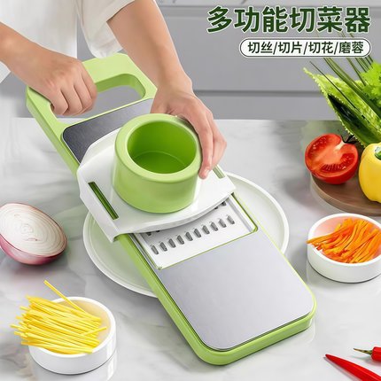 多功能切菜神器特细土豆丝切片刨丝器家用厨房擦丝器擦丝送防滑器
