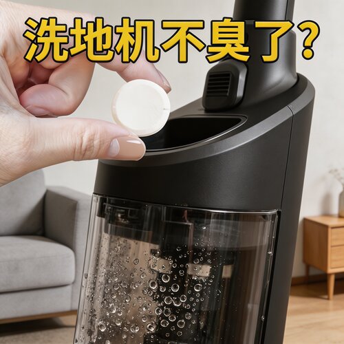 洗地机泡腾片除臭杀菌不伤机