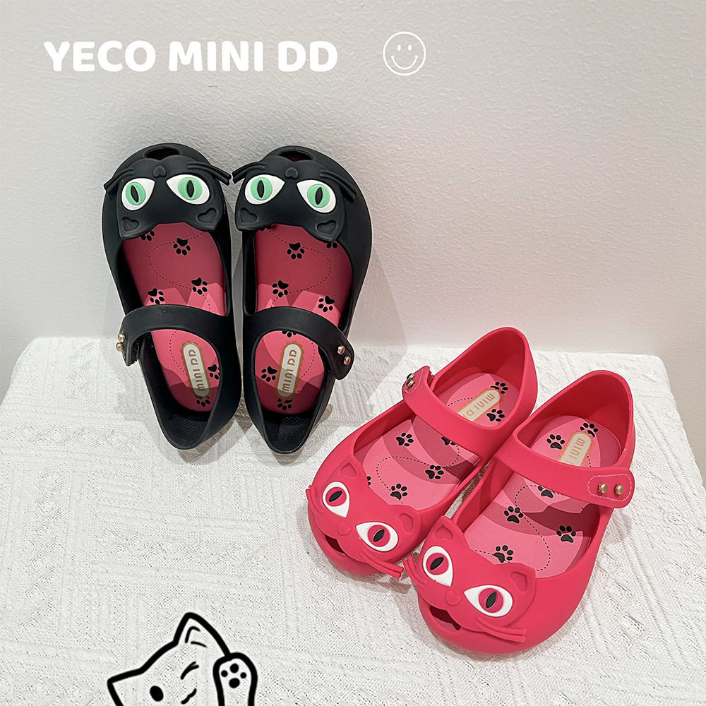 女童宝宝凉鞋果冻鞋2026夏季新款猫咪儿童公主鞋韩版可爱时尚凉鞋
