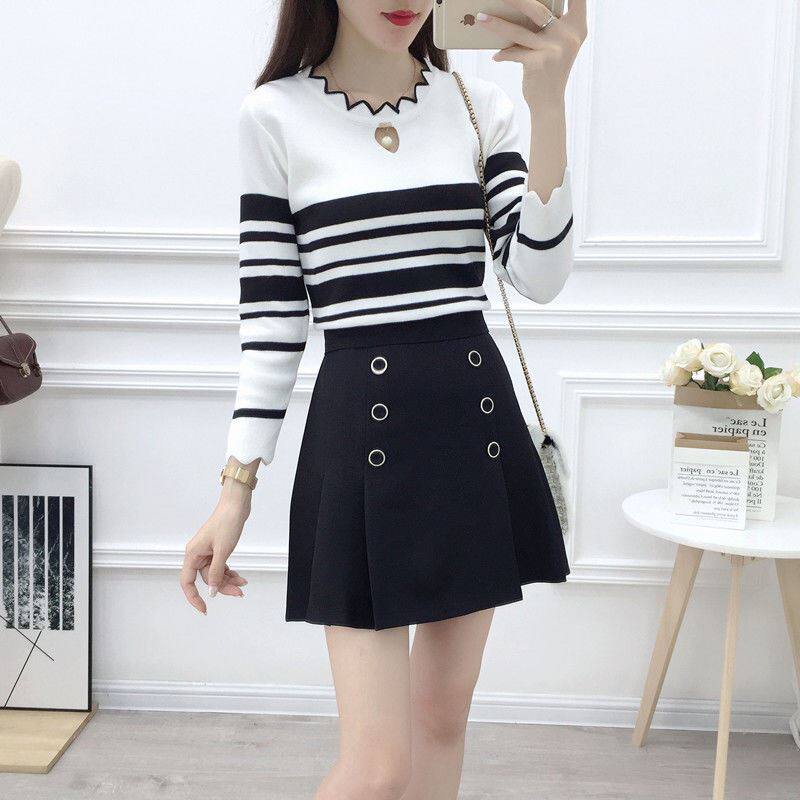 singleton/suit Autumn new pattern Primer Suit skirt Korean Edition Self cultivation jacket Waist Show thin A word skirt Two piece setin the Play mode/Anime/Periphery/cos/Board games ,  Cosplay Apparel/Props/Service ,  Cosplay Women  category - from Buy2taobao.com to provide professional Taobao agent buy service