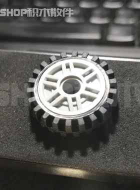 国产积木车轮子轮毂56902 轮胎61254科技机械配件