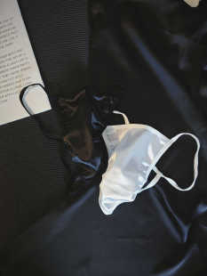 【质感绸缎】大码男性感低腰丁字细带无痕一根线纯色同志T字内裤