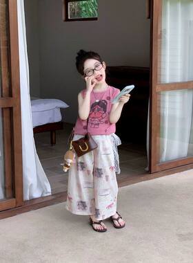 女童韩版裤子2026夏季新款童装