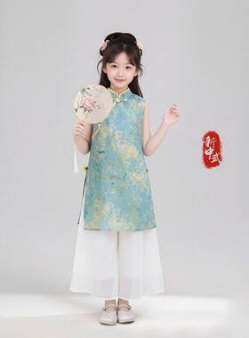 图图小象童装女童国风套装2026