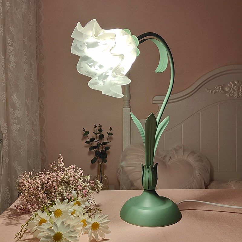 优选法式田园欧式台灯卧室床头灯浪漫复古创意ins少W女心女孩儿童