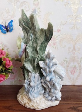 优选精品陶瓷海龟大摆件欧式家居客D厅书房酒柜装饰摆设送领导礼