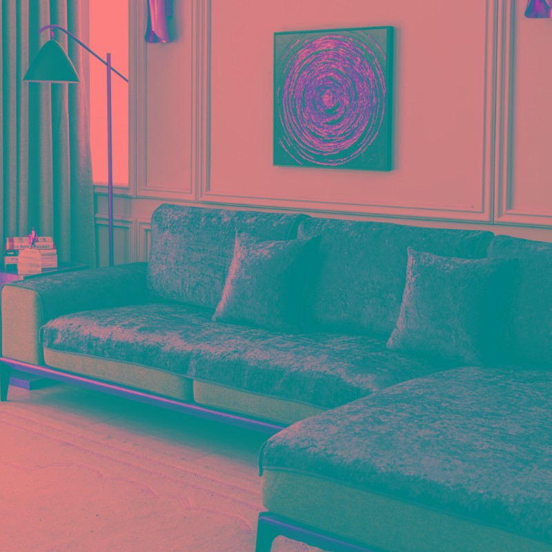 优选四季可定制定做短毛绒真w皮沙发垫套罩巾子深色紫色欧式美式