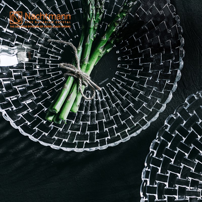 优选德国水果盆零食E糖果盘干果盘水晶玻璃现代客厅家用