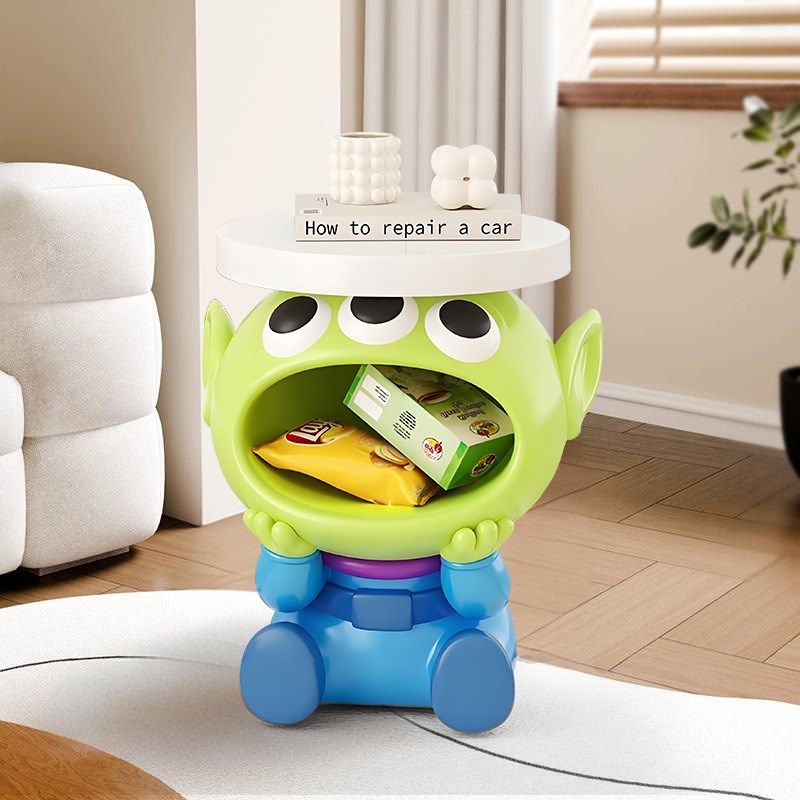 优选呆萌三眼仔客厅茶几落地摆件床头沙I发边几装饰品收纳乔迁新