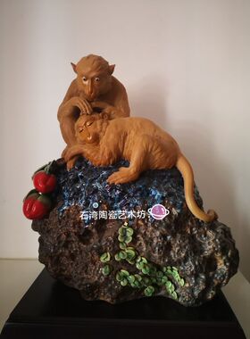 陶瓷雕塑生肖猴子孙悟空
