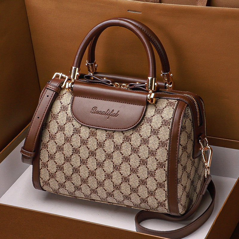 CITEX LV路易官方旗舰店香港真皮包包2025新款斜挎包女大容量波士