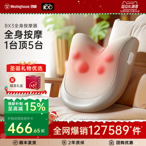 西屋BX3全身按摩仪腰背按摩器