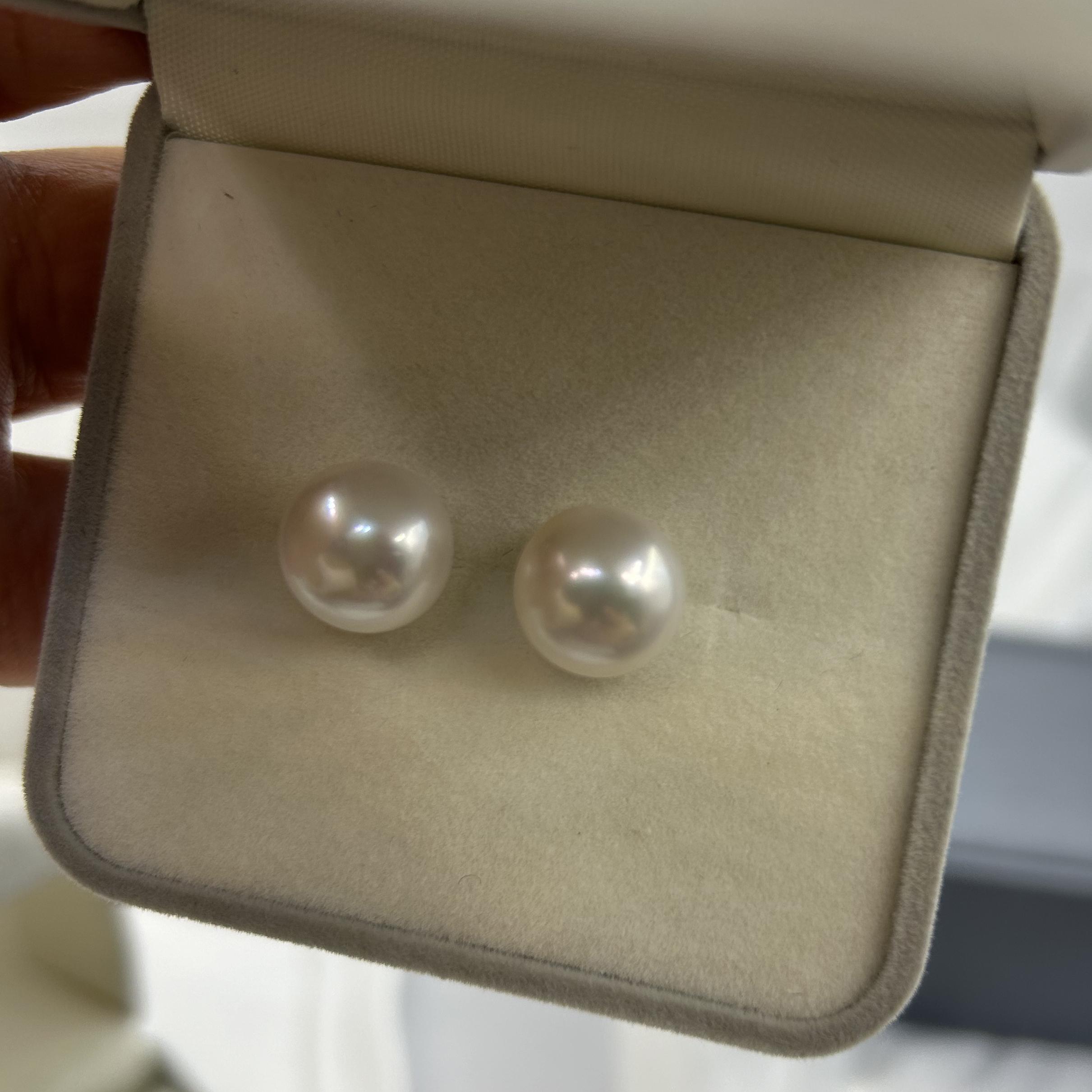 诸暨珍珠天然珍珠耳钉