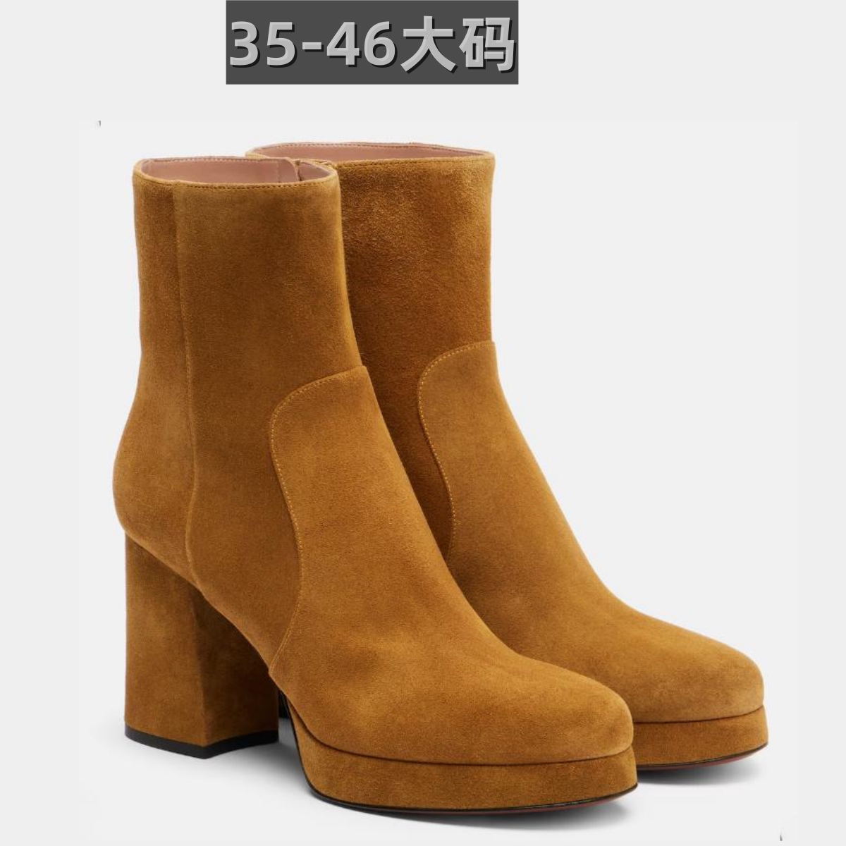 跨境独立站ins春秋辣妹走秀裸靴