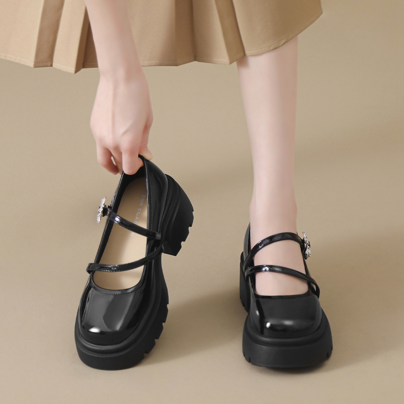 浅口单鞋女2024春夏新款配裙子