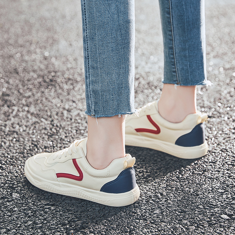 ZHR新款夏季小白软底板鞋休闲