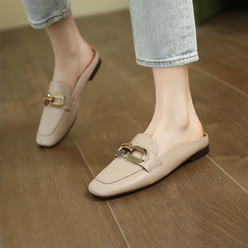 ZHR英伦风包头时尚平底