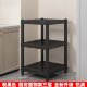 35宽40公分20x40x30x45长50x55长60厘米70 90高100厨房黑色置物架