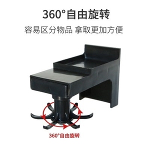 免打孔厨房旋转挂钩可伸缩置物架浴室门后小物件用品收纳挂架勾子