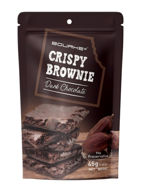 盒马BOURKES/柏克布朗尼风味巧克力脆片45g泰国进口解馋休闲零食