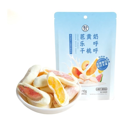 盒马奶呼呼黄桃芭乐干110g软糯香甜水果干零食果脯健康膳食纤维