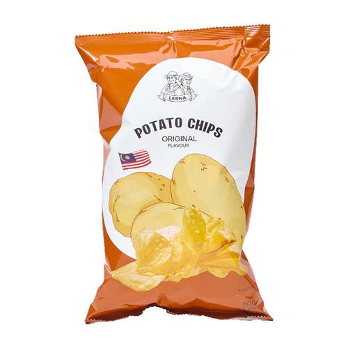 盒马代购 LERNA/莱纳原味原切薯片60g香脆休闲零食品小吃马来西亚