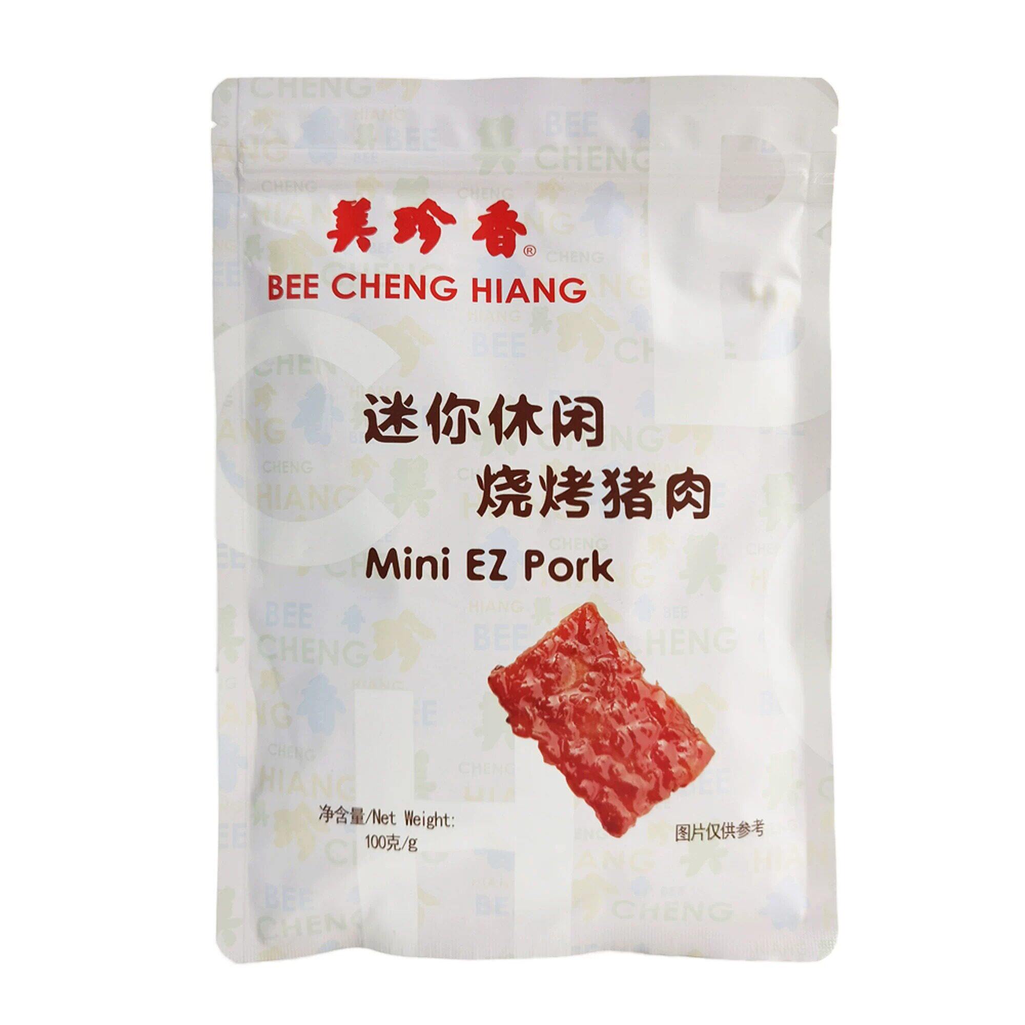 盒马代购美珍香迷你休闲烧烤猪肉100g（非猪肉脯，手工铺制猪肉）
