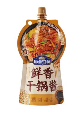 盒马代购 加点滋味 鲜香干锅酱210g特级酿造酱油提鲜洋槐蜂蜜入酱