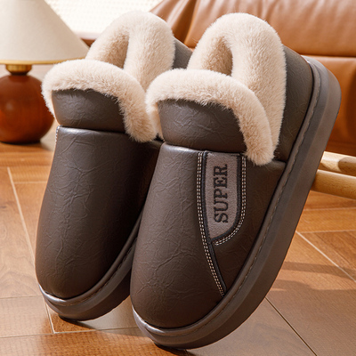 冬季棉拖鞋特大码男款2025新款加厚家居用室内保暖情侣棉鞋女士冬