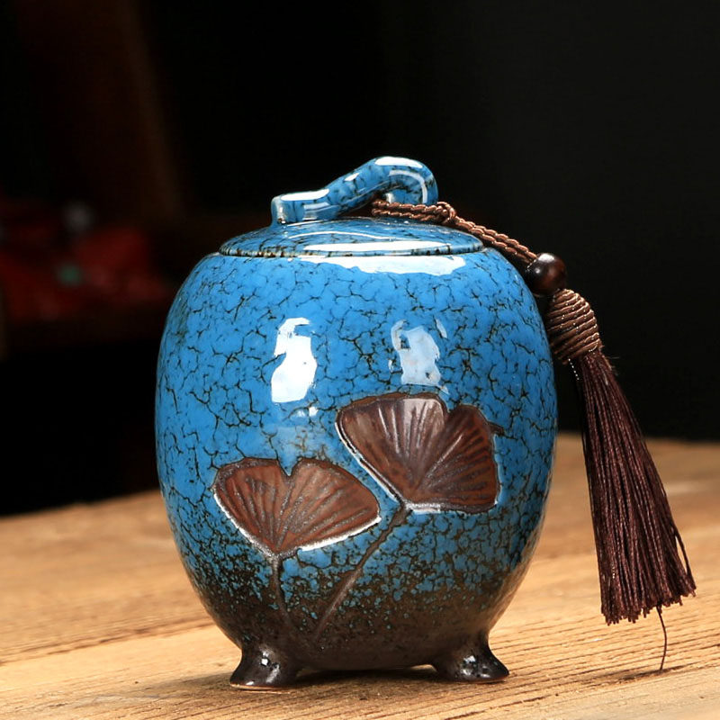 仿古窑变茶叶罐陶瓷大号密封罐普洱茶缸绿茶红茶储存罐软木塞陶罐,餐饮具,茶叶罐,淘宝优惠券,粉丝福利购,淘宝优惠卷