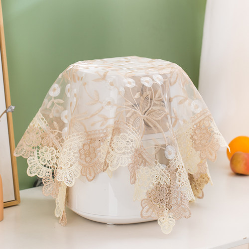 萱丽鹏多用防尘盖布欧根纱蕾丝