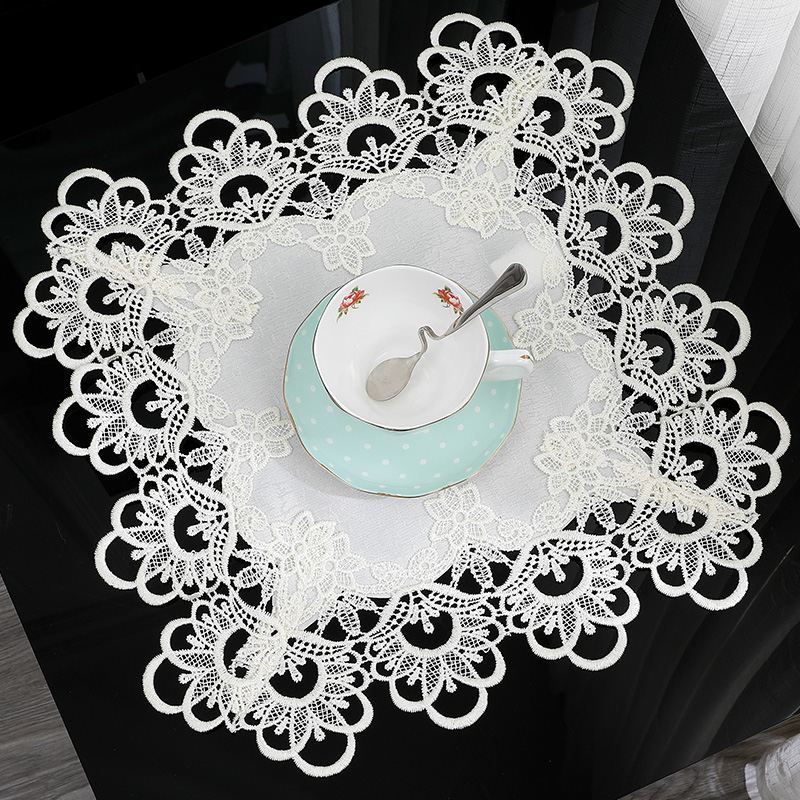 茶几垫桌布角几桌布小桌垫台灯垫多用巾电器床头柜盖巾欧式盘垫巾