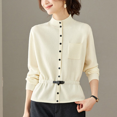 特别漂亮的掐腰上衣秋冬