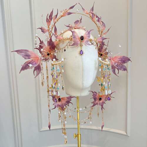 Halloween Chinese Hanfu Butterfly Hair Accessories 发饰