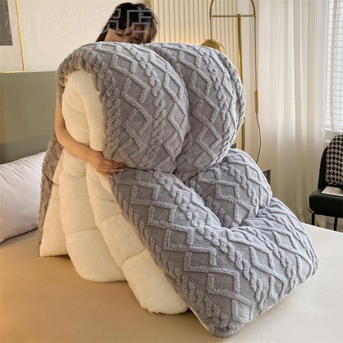 Thickened warm core dormitory single double quilt保暖冬被芯