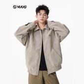 Leather Jacket男潮流春秋季 新款 Mens 休闲百搭宽松工装 夹克