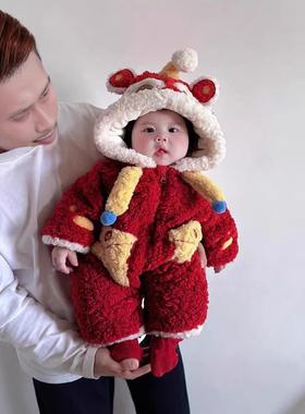 Baby's New Year clothes winter clothes baby's clothes拜年服