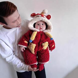 Baby's New Year clothes winter clothes baby's clothes拜年服