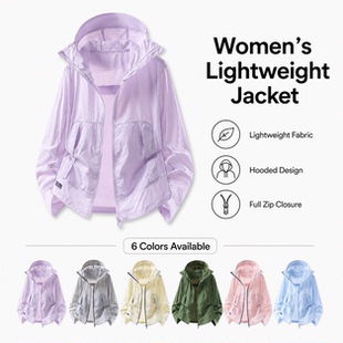 Thin sunproof hoodie outdoor ice silk sun protection shirt