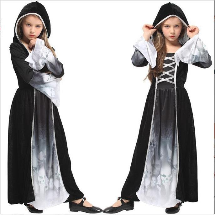 Halloween cosplay costume, daughter child princess dress