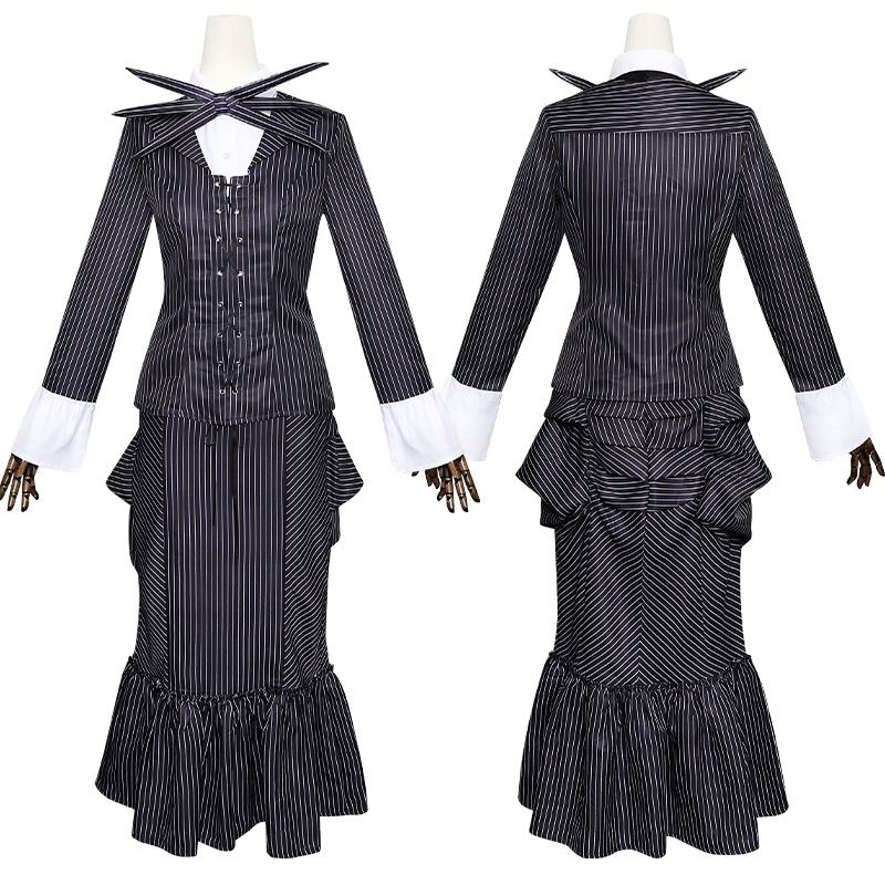 Christmas Eve Scary Skeleton Halloween Costume圣诞夜惊魂骷髅