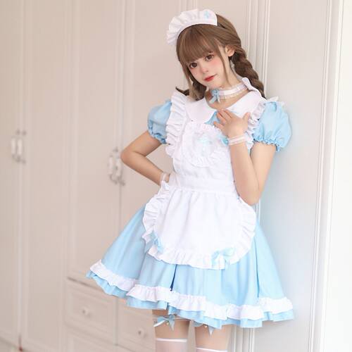 Christmas Cross Maid Cosplay Maid Dress圣诞十字架女仆女佣裙