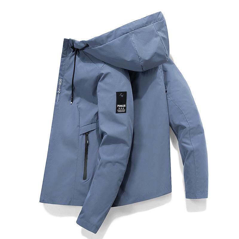 Mens Jacket男2026春秋新款韩版休闲连帽青年男装上衣