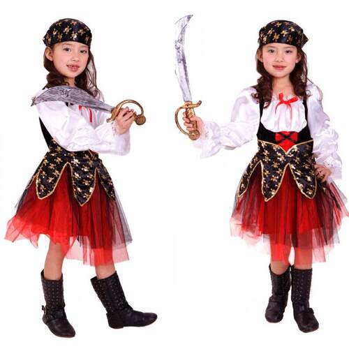 Halloween children's performance costume pirate costume服装