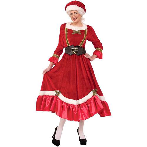 Red dress set Christmas apron maid红色连衣裙套装圣诞围裙女仆