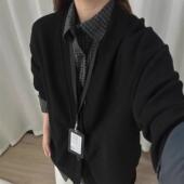 宽松百搭V领开衫 Unisex Cardigan男女秋冬潮流美式 外套