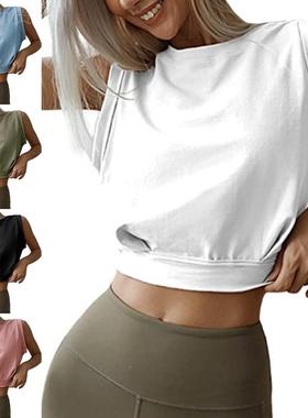 Sleeveless loose T-shirt Running fitness sexy top跑步健身衣